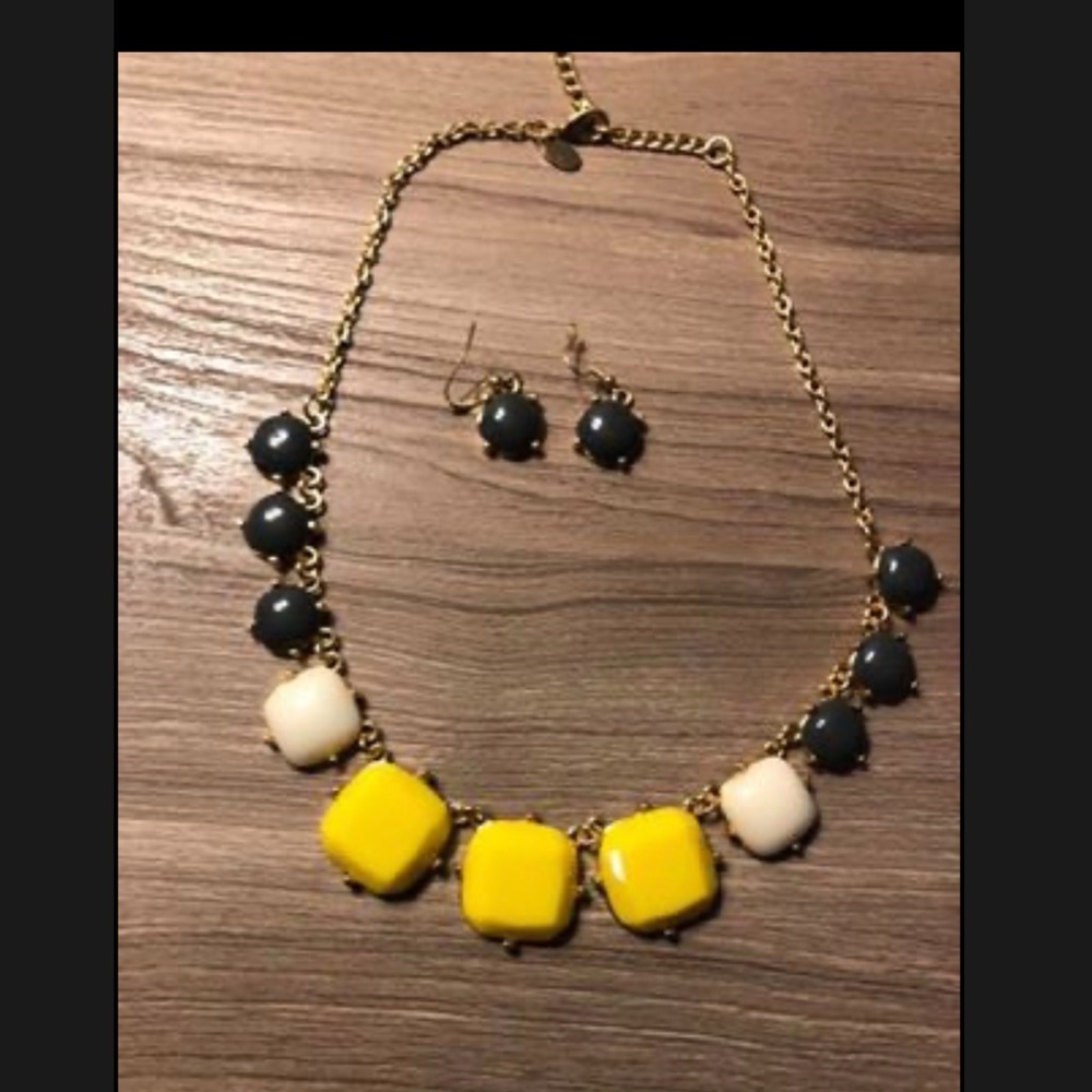 Matching earring and necklace
